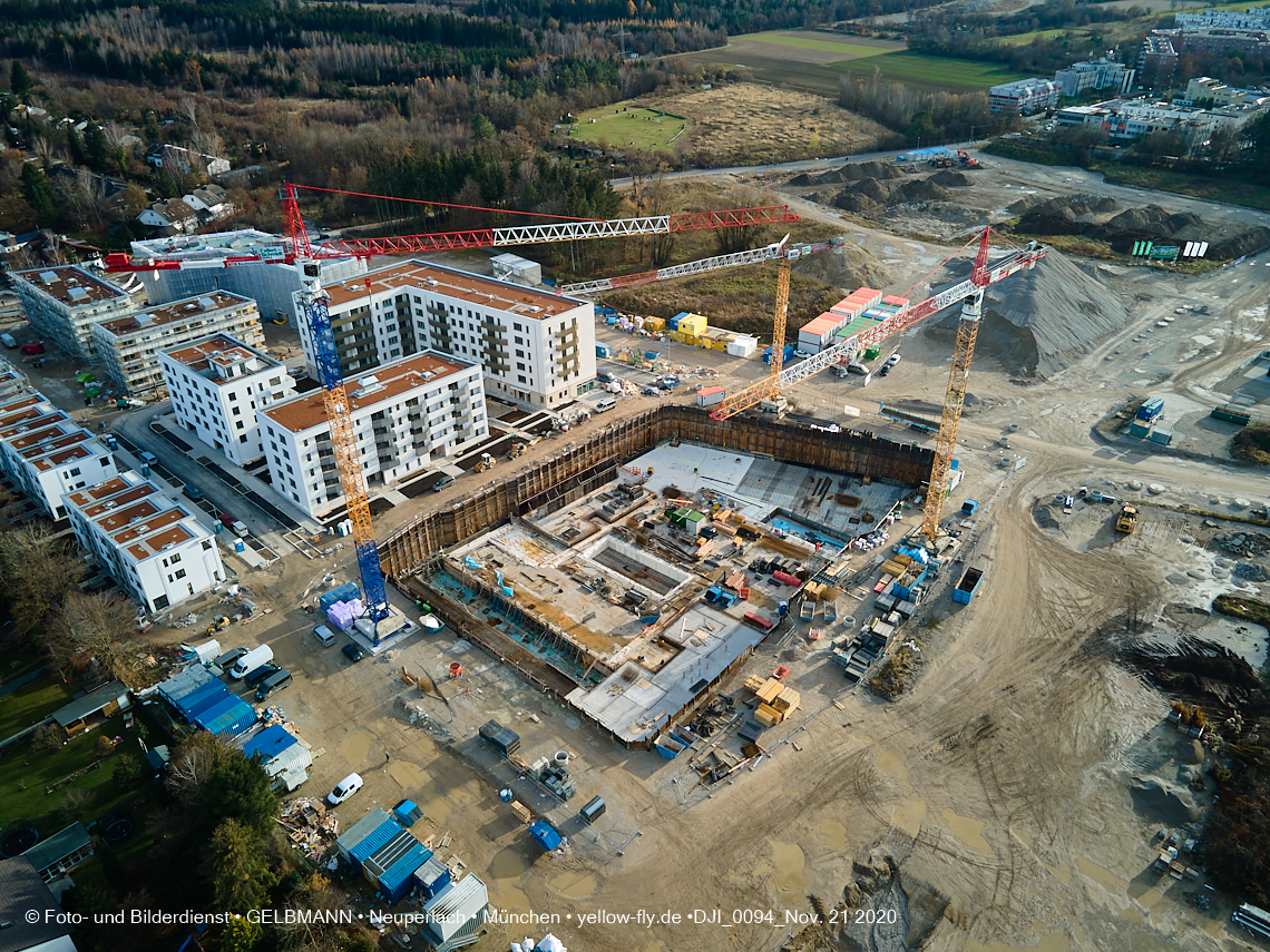 21.11.2020 - Piederstrorfer Gelände und Alexisquartier in Neuperlach in München 21.11.2020 - Piederstrorfer Gelände und Alexisquartier in Neuperlach in München